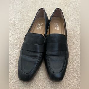 Franco Sarto Black Flat Loafer Size 10